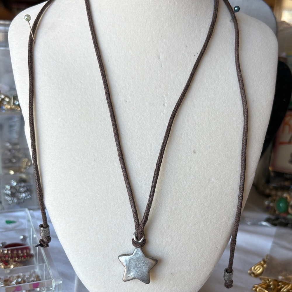 J Jill Silver Star Pendant Necklace